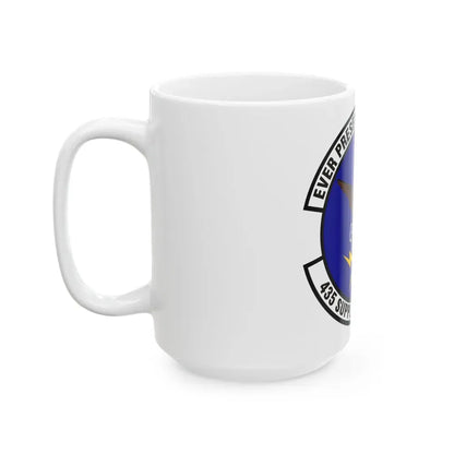 435th Supply Chain Operations Squadron (U.S. Air Force) White Coffee Mug - Go Mug Yourself