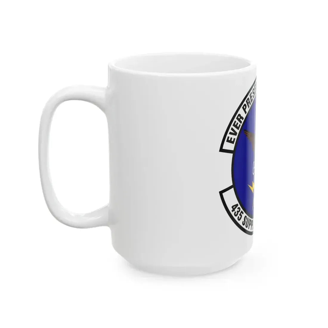 435th Supply Chain Operations Squadron (U.S. Air Force) White Coffee Mug - Go Mug Yourself