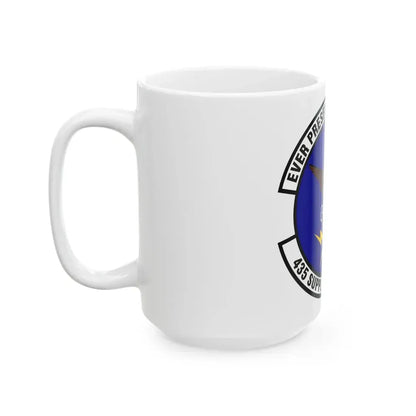 435th Supply Chain Operations Squadron (U.S. Air Force) White Coffee Mug - Go Mug Yourself