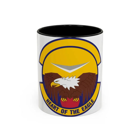 436 Aircraft Maintenance Squadron AMC (U.S. Air Force) Accent Coffee Mug 11oz Black - Go Mug Yourself