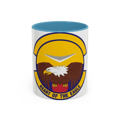 436 Aircraft Maintenance Squadron AMC (U.S. Air Force) Accent Coffee Mug 11oz Light Blue - Go Mug Yourself