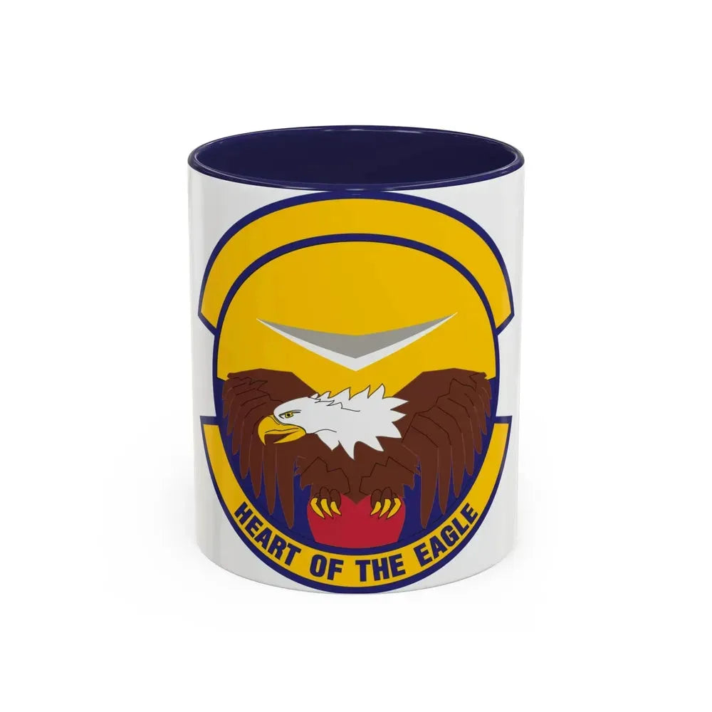 436 Aircraft Maintenance Squadron AMC (U.S. Air Force) Accent Coffee Mug 11oz Navy - Go Mug Yourself
