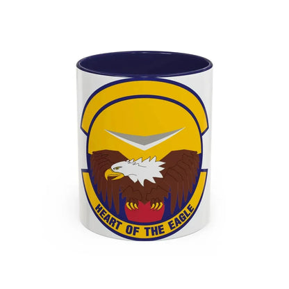 436 Aircraft Maintenance Squadron AMC (U.S. Air Force) Accent Coffee Mug 11oz Navy - Go Mug Yourself