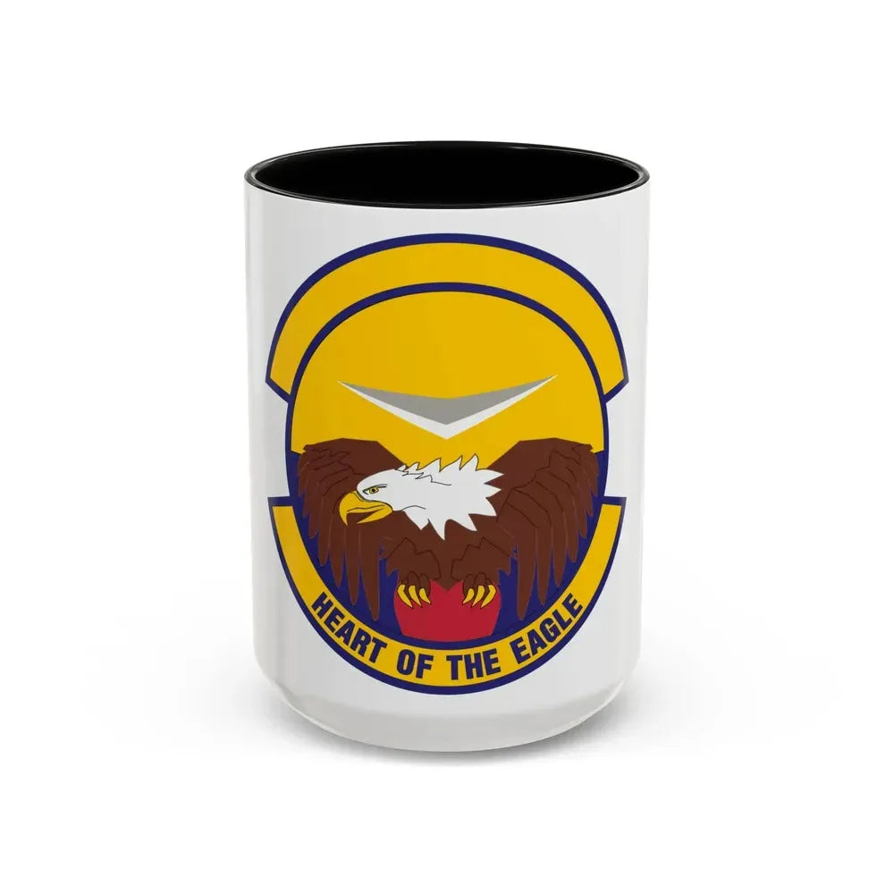 436 Aircraft Maintenance Squadron AMC (U.S. Air Force) Accent Coffee Mug 15oz Black - Go Mug Yourself