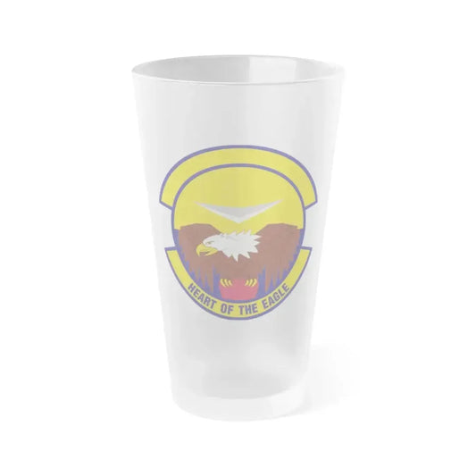 436 Aircraft Maintenance Squadron AMC (U.S. Air Force) Frosted Pint Glass 16oz 16oz Frosted - Go Mug Yourself