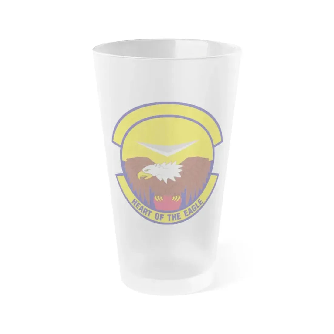 436 Aircraft Maintenance Squadron AMC (U.S. Air Force) Frosted Pint Glass 16oz 16oz Frosted - Go Mug Yourself