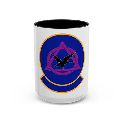 436 Dental Squadron AMC (U.S. Air Force) Accent Coffee Mug 15oz Black - Go Mug Yourself