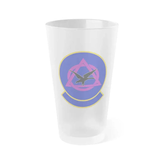 436 Dental Squadron AMC (U.S. Air Force) Frosted Pint Glass 16oz 16oz Frosted - Go Mug Yourself