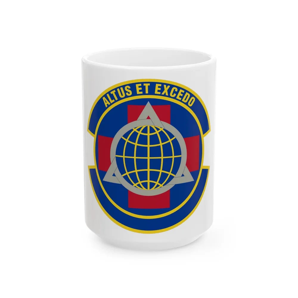 436 Operational Medical Readiness Squadron AMC (U.S. Air Force) White Coffee Mug-15oz-Go Mug Yourself