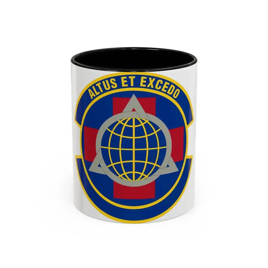 436 Operational Medical Readiness Squadron AMC (U.S. Air Force) Accent Coffee Mug 11oz Black - Go Mug Yourself