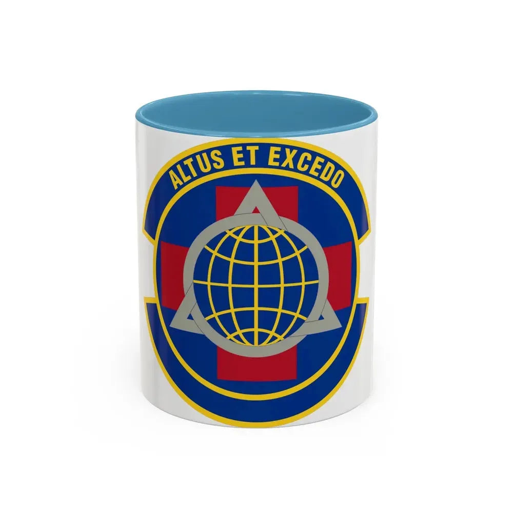 436 Operational Medical Readiness Squadron AMC (U.S. Air Force) Accent Coffee Mug 11oz Light Blue - Go Mug Yourself