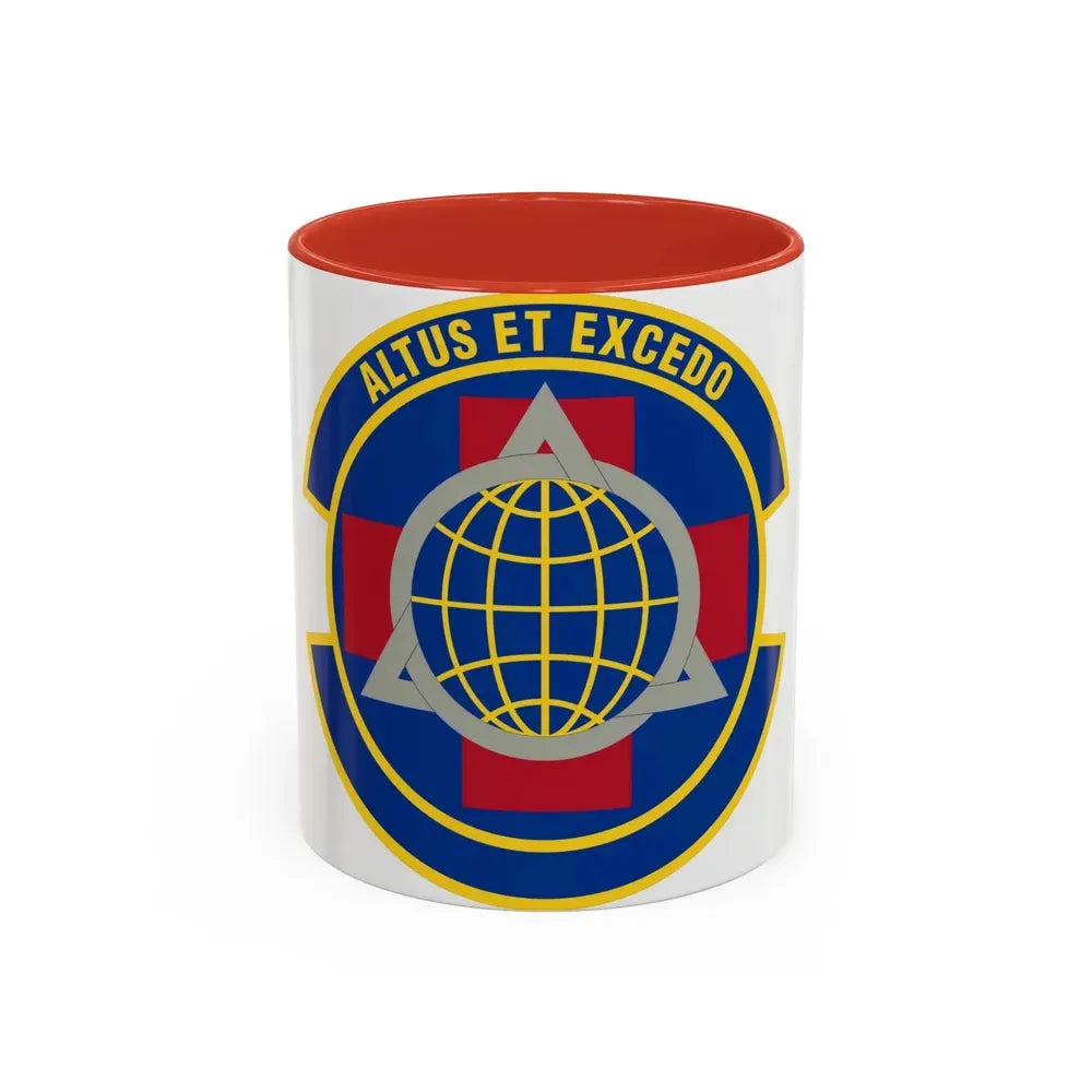 436 Operational Medical Readiness Squadron AMC (U.S. Air Force) Accent Coffee Mug 11oz Red - Go Mug Yourself