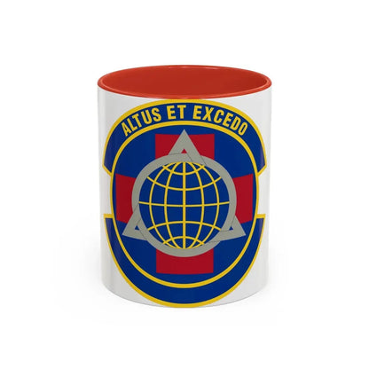 436 Operational Medical Readiness Squadron AMC (U.S. Air Force) Accent Coffee Mug 11oz Red - Go Mug Yourself