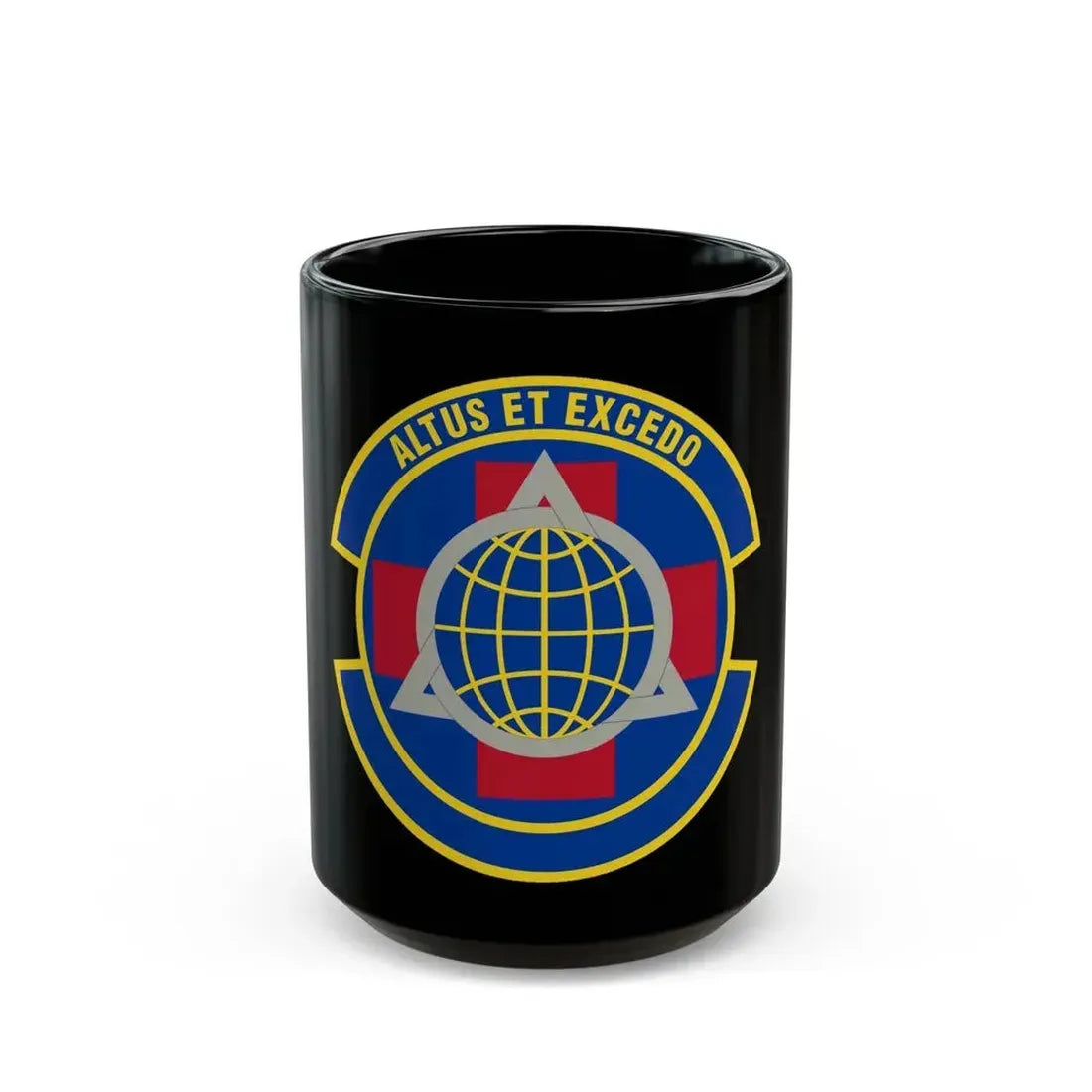 436 Operational Medical Readiness Squadron AMC (U.S. Air Force) Black Coffee Mug 15oz - Go Mug Yourself