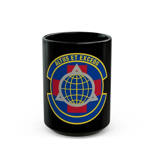 436 Operational Medical Readiness Squadron AMC (U.S. Air Force) Black Coffee Mug 15oz - Go Mug Yourself