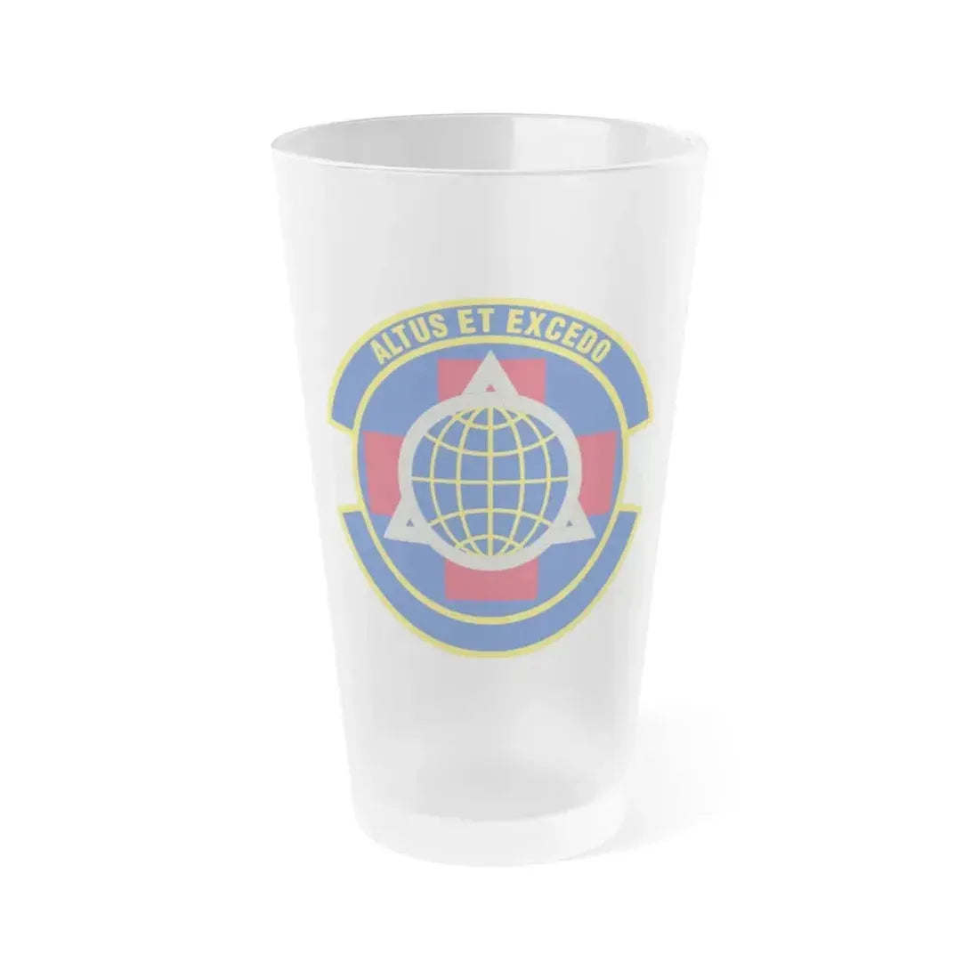 436 Operational Medical Readiness Squadron AMC (U.S. Air Force) Frosted Pint Glass 16oz 16oz Frosted - Go Mug Yourself