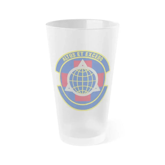 436 Operational Medical Readiness Squadron AMC (U.S. Air Force) Frosted Pint Glass 16oz 16oz Frosted - Go Mug Yourself