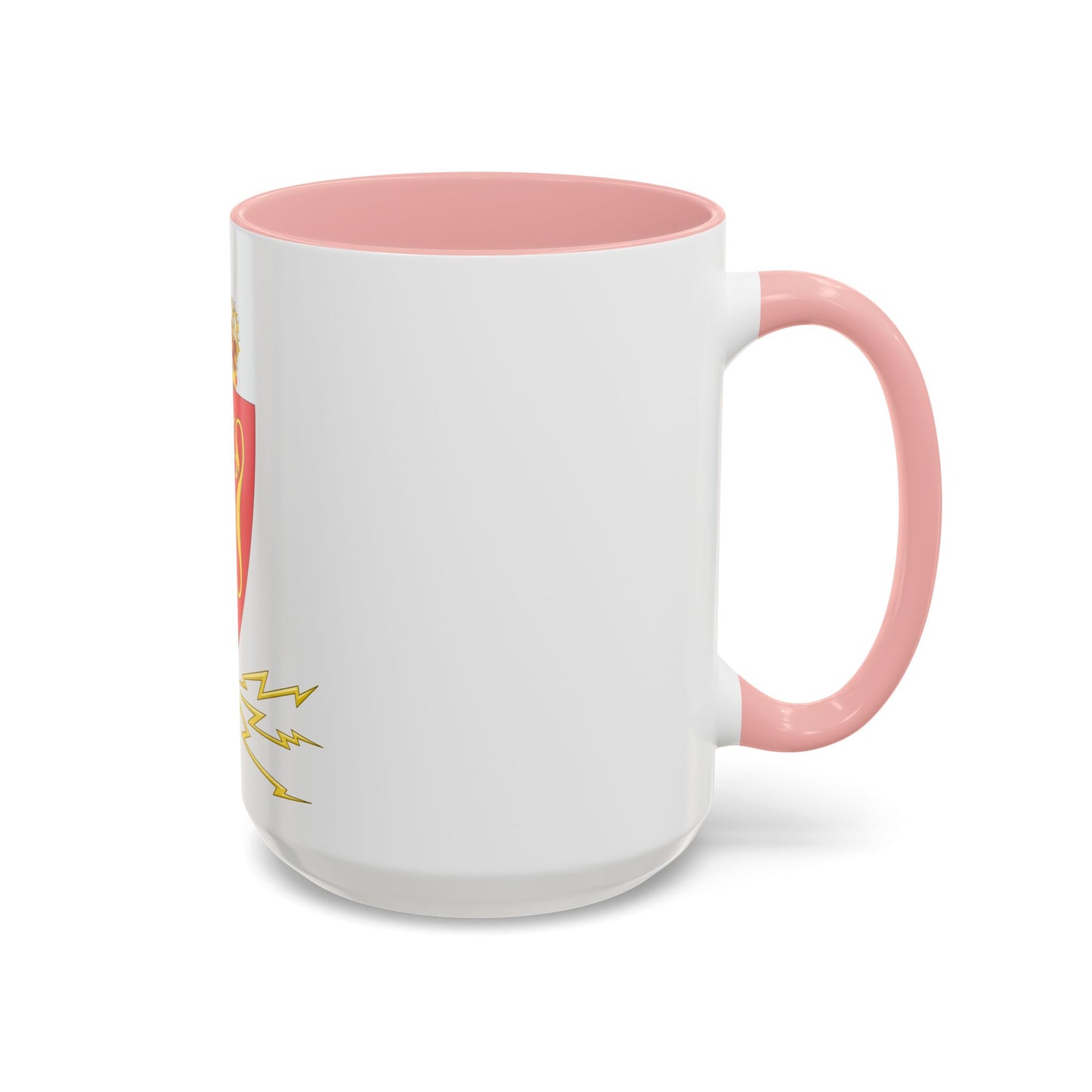 Coat of arms of the Norwegian Telegraph Administration - Accent Coffee Mug