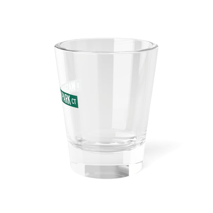 S Washington Park Ct Chicago (Illinois) (Road Sign) Shot Glass 1.5oz