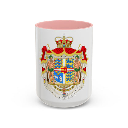 Coat of arms of Joachim, Prince of Denmark - Accent Coffee Mug