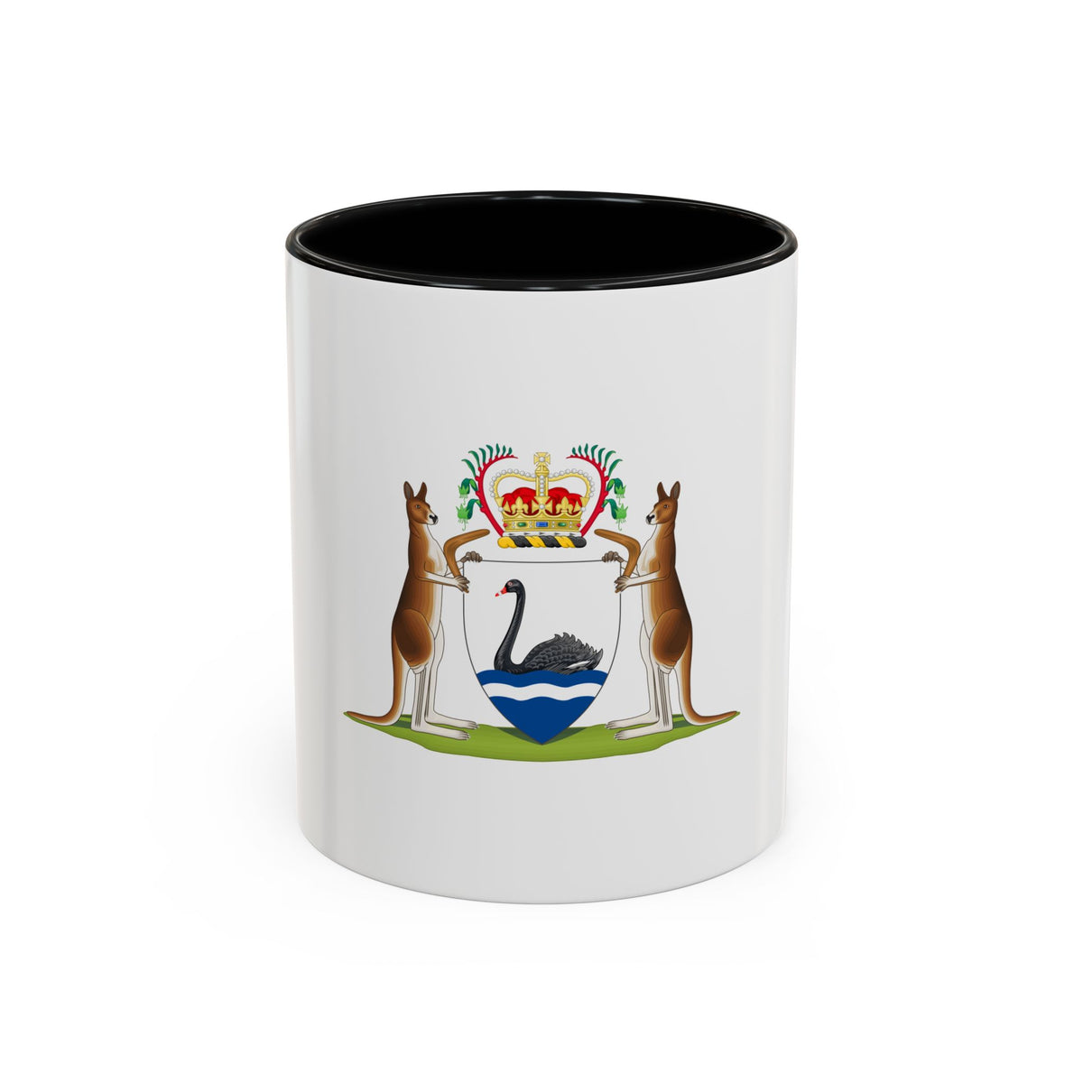 Coat of arms of Western Australia - Accent Coffee Mug