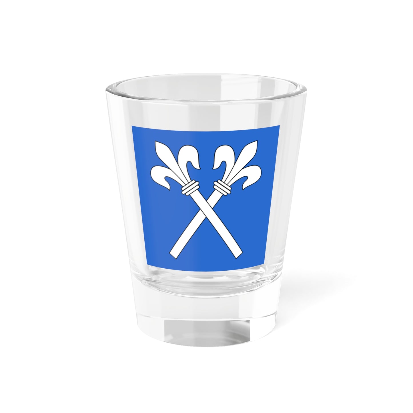 CHE Fluntern ZH Flag (Switzerland) Shot Glass 1.5oz