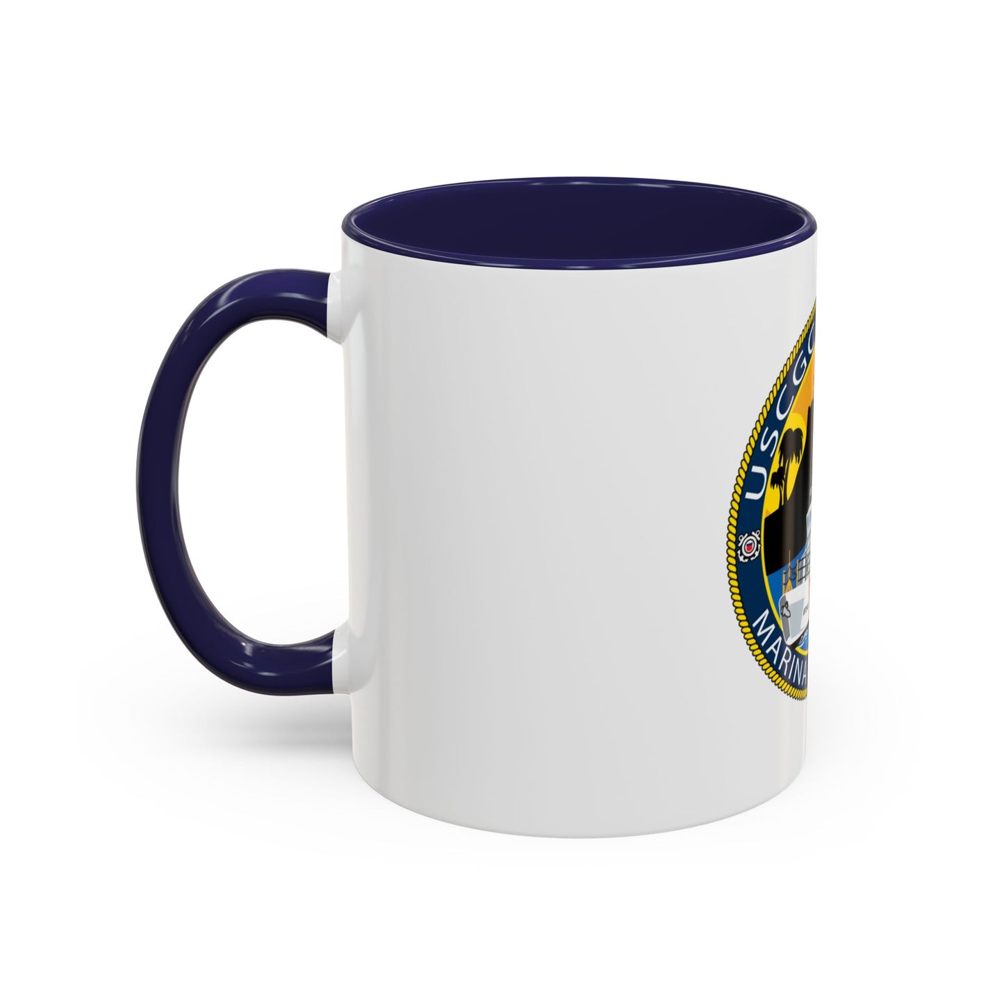 USCG Halibut Marina Del Ray CA (U.S. Coast Guard) Accent Coffee Mug