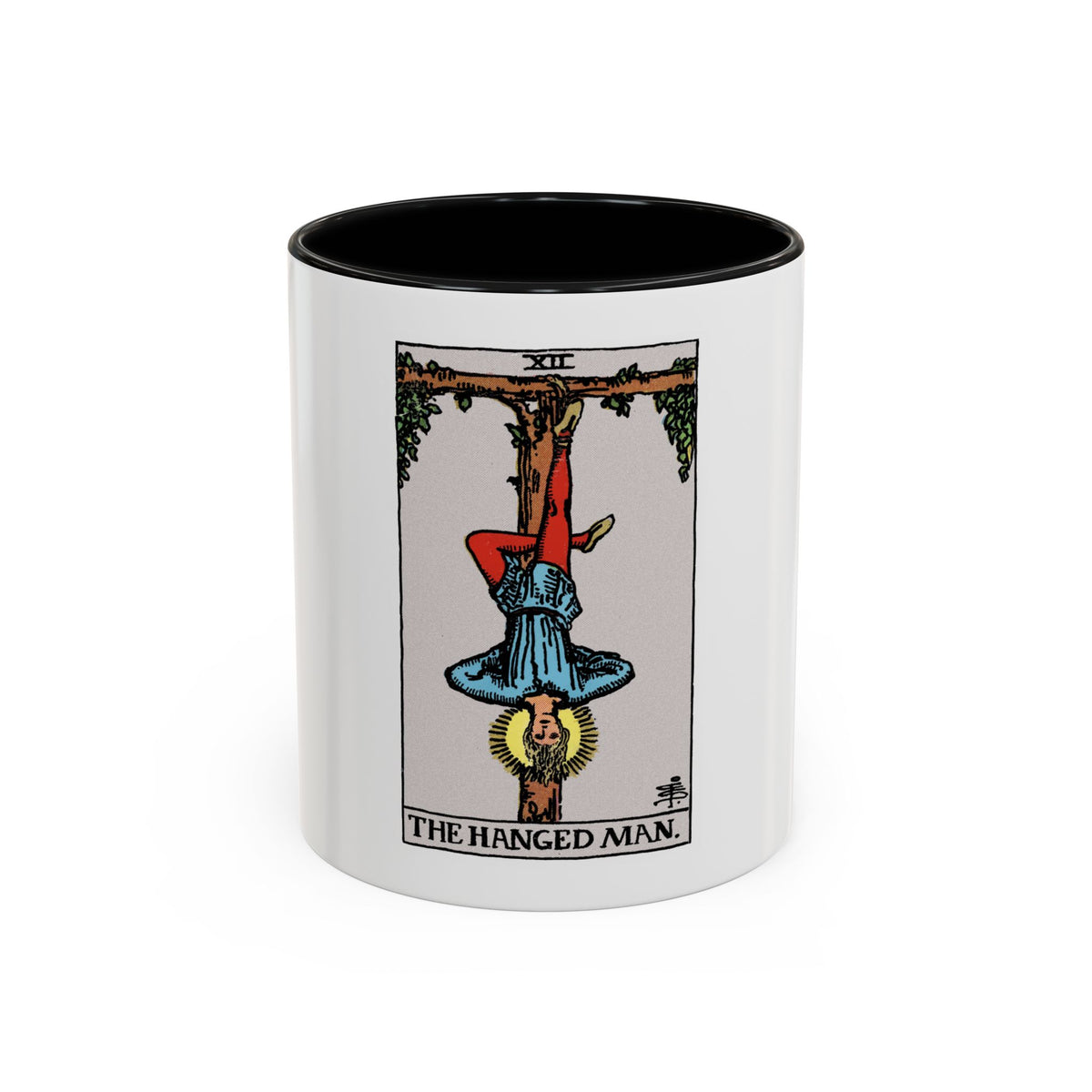 The Hanged Man (Tarot Card) Accent Coffee Mug