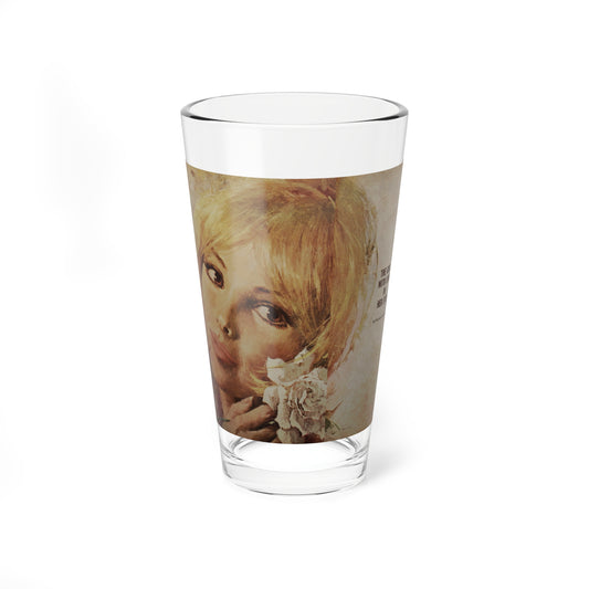 The Girl with Love In Her Eyes, Good Housekeeping, July 1967 (Magazine Illustration) Pint Glass 16oz