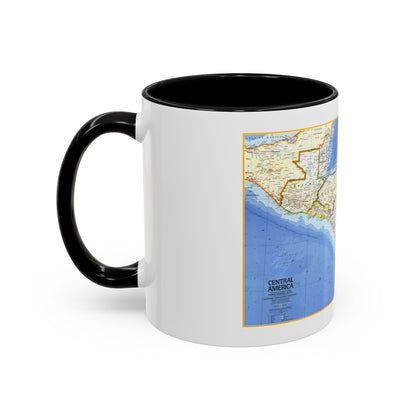 Central America (1973) (Map) Accent Coffee Mug