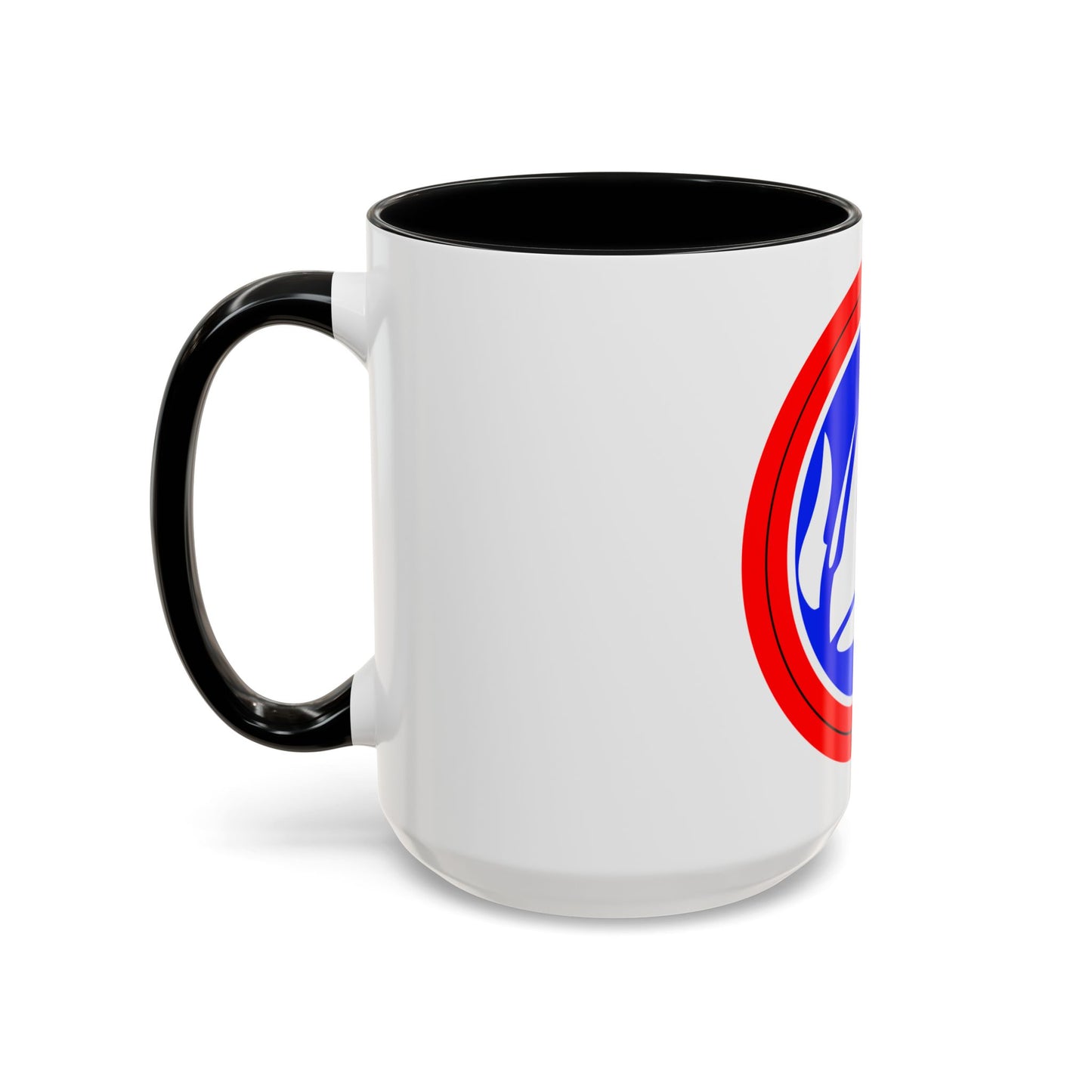 47th Division Shoulder Patch (U.S. Army) Accent Coffee Mug