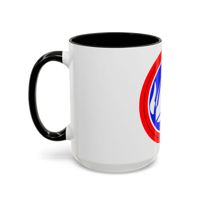 47th Division Shoulder Patch (U.S. Army) Accent Coffee Mug