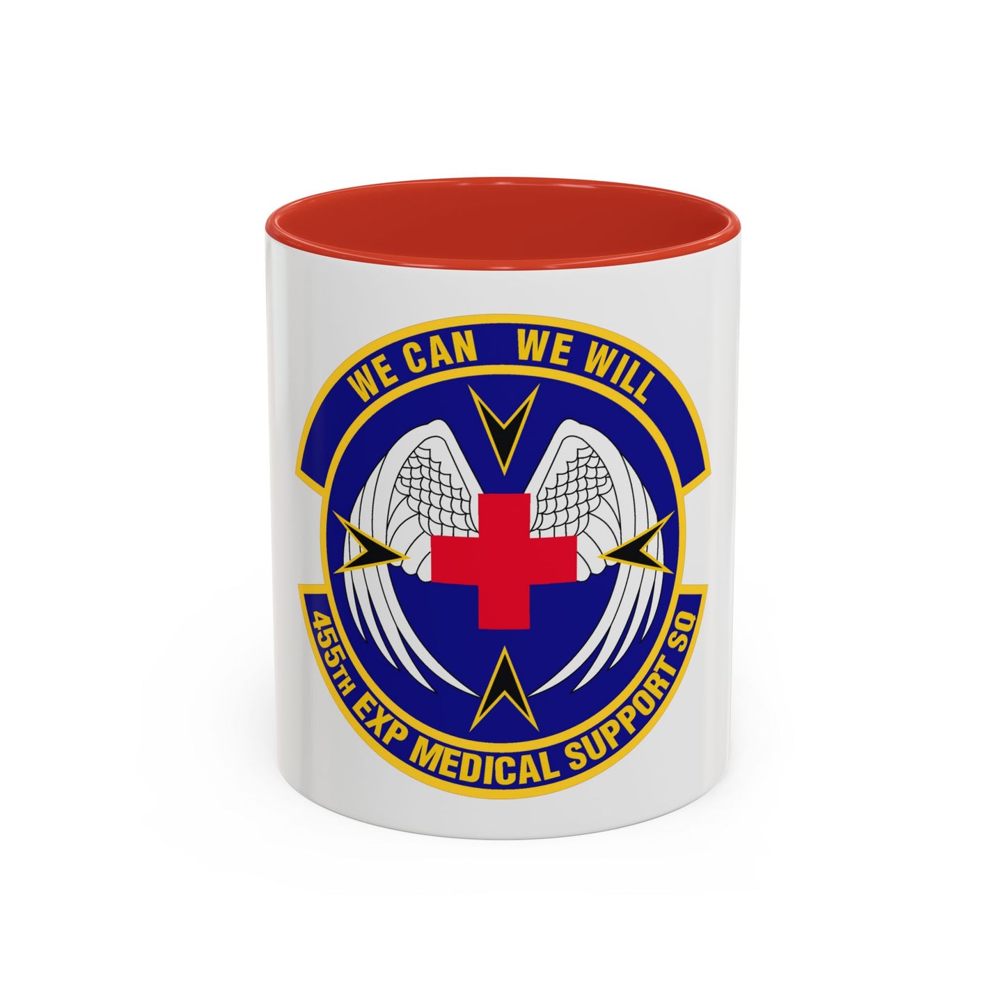 455th Expeditionary Medical Support Squadron (U.S. Air Force) Accent Coffee Mug