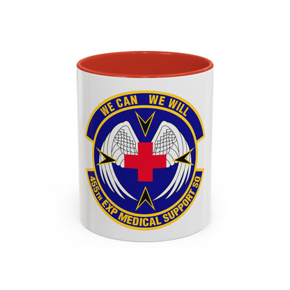 455th Expeditionary Medical Support Squadron (U.S. Air Force) Accent Coffee Mug