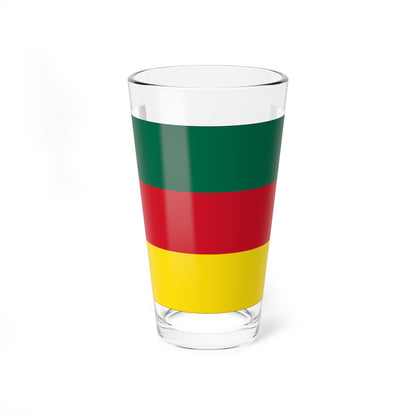 Bandera Mixe (Mexico) Pint Glass 16oz