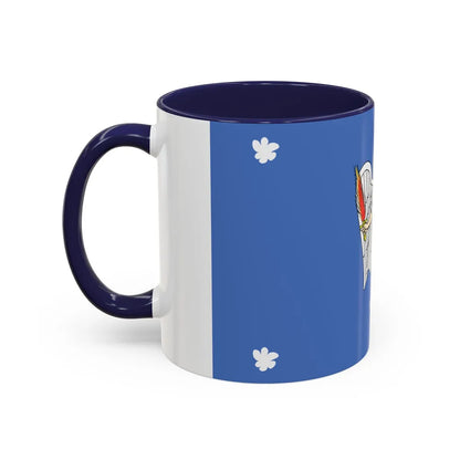 Flag of Iklin Malta - Accent Coffee Mug-Go Mug Yourself