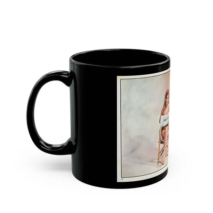 Julie Ege #210 (Vintage Female Icon) Black Coffee Mug-Go Mug Yourself