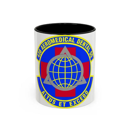 436th Aeromedical Dental Squadron (U.S. Air Force) Accent Coffee Mug 11oz Black - Go Mug Yourself