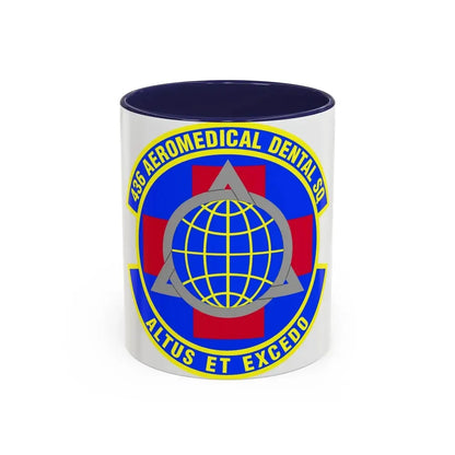 436th Aeromedical Dental Squadron (U.S. Air Force) Accent Coffee Mug 11oz Navy - Go Mug Yourself