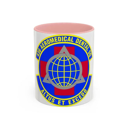 436th Aeromedical Dental Squadron (U.S. Air Force) Accent Coffee Mug 11oz Pink - Go Mug Yourself