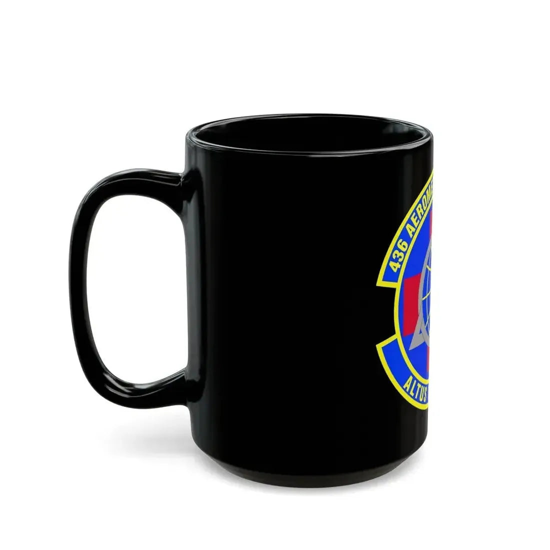 436th Aeromedical Dental Squadron (U.S. Air Force) Black Coffee Mug - Go Mug Yourself