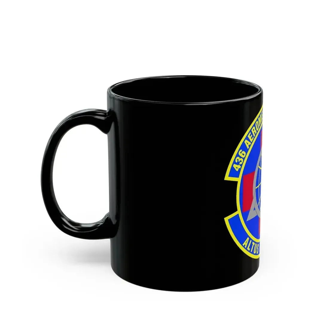 436th Aeromedical Dental Squadron (U.S. Air Force) Black Coffee Mug - Go Mug Yourself