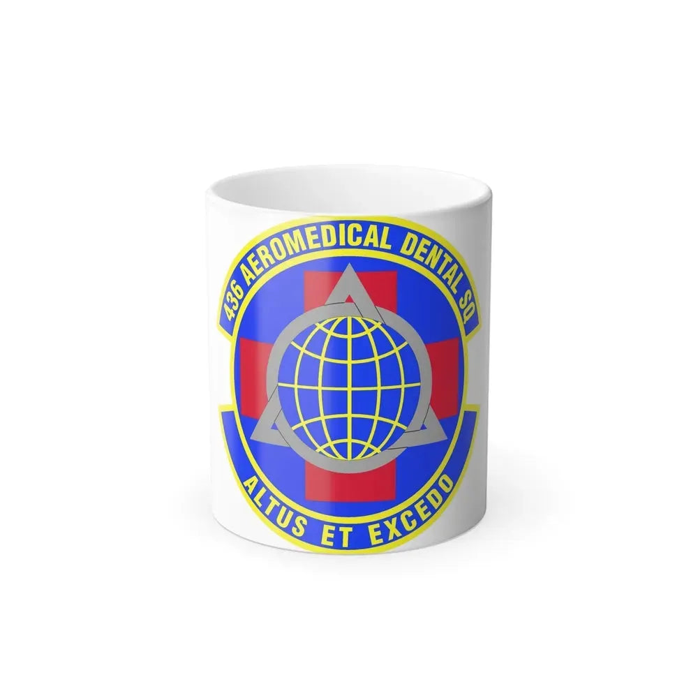 436th Aeromedical Dental Squadron (U.S. Air Force) Color Changing Coffee Mug 11oz - Go Mug Yourself