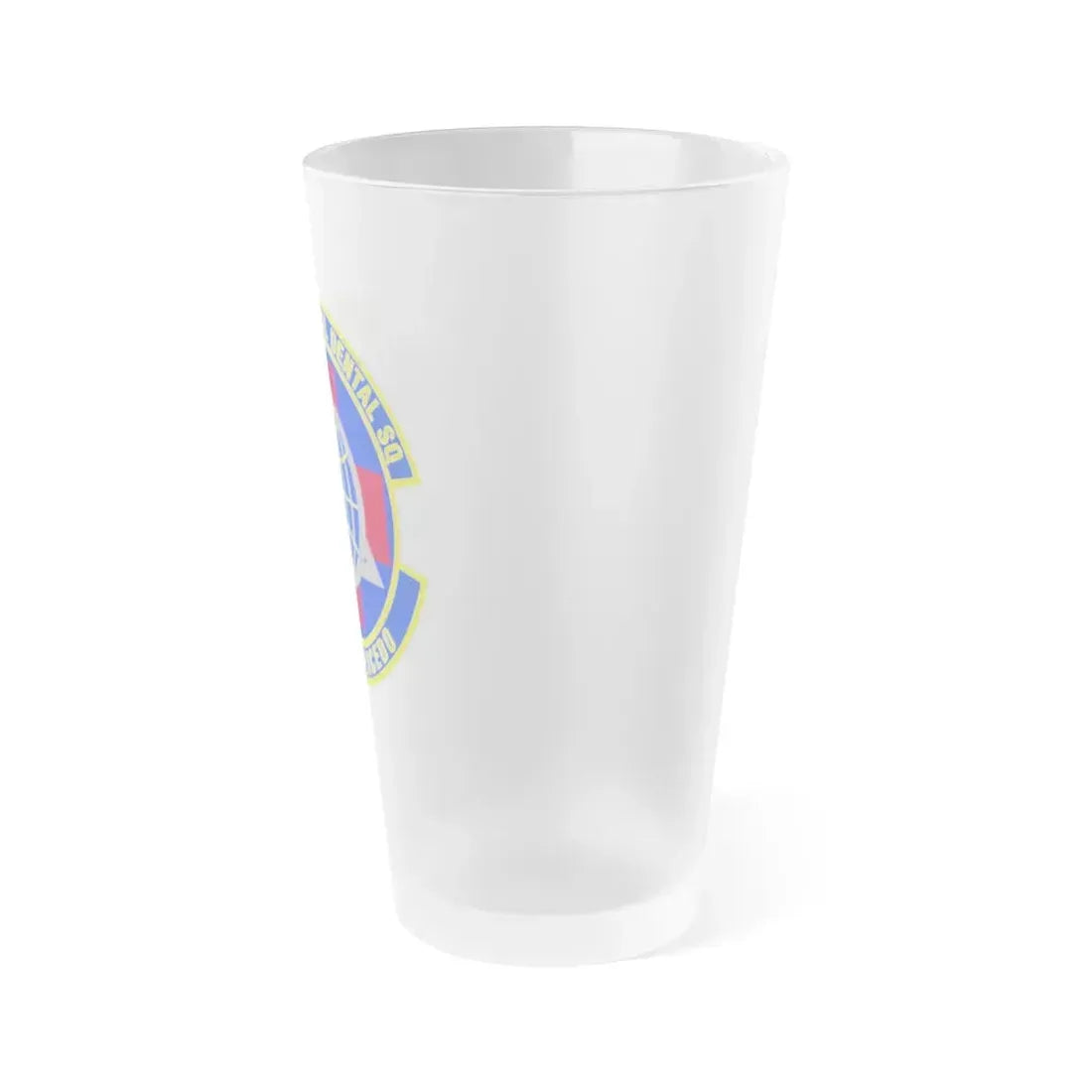 436th Aeromedical Dental Squadron (U.S. Air Force) Frosted Pint Glass 16oz - Go Mug Yourself