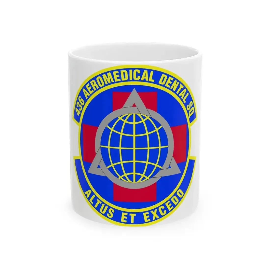 436th Aeromedical Dental Squadron (U.S. Air Force) White Coffee Mug 11oz - Go Mug Yourself