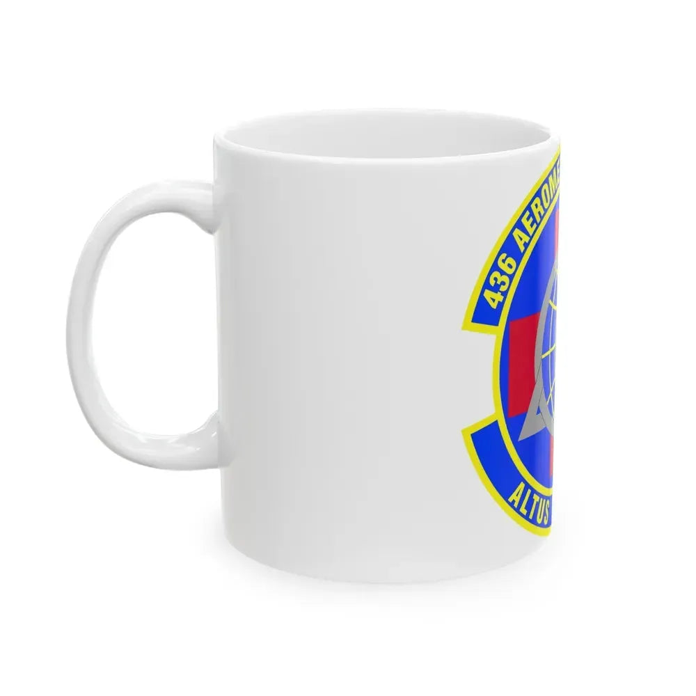 436th Aeromedical Dental Squadron (U.S. Air Force) White Coffee Mug - Go Mug Yourself