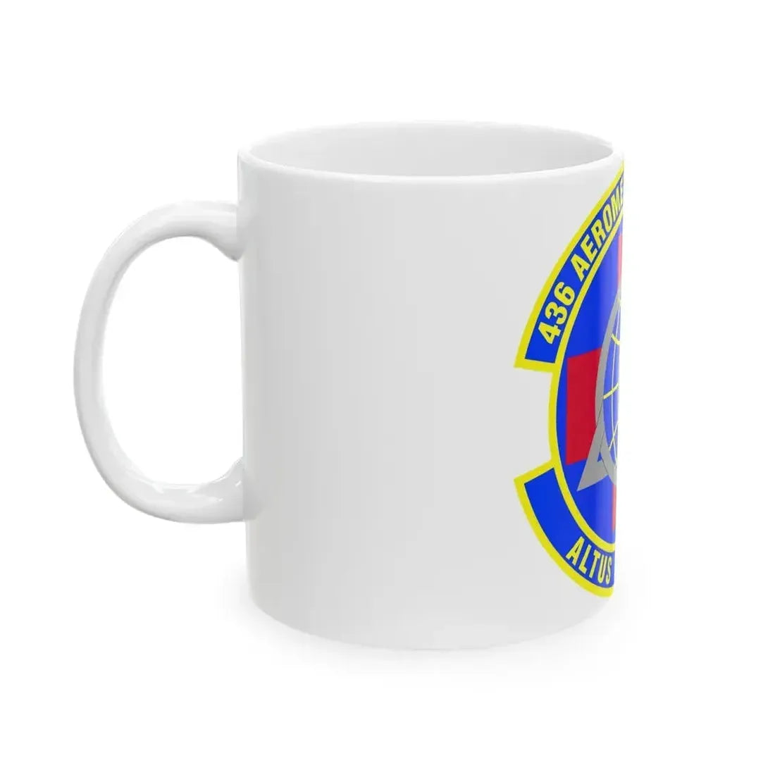 436th Aeromedical Dental Squadron (U.S. Air Force) White Coffee Mug - Go Mug Yourself
