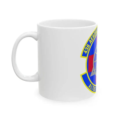 436th Aeromedical Dental Squadron (U.S. Air Force) White Coffee Mug - Go Mug Yourself