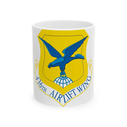 436th Airlift Wing (U.S. Air Force) White Coffee Mug-11oz-Go Mug Yourself