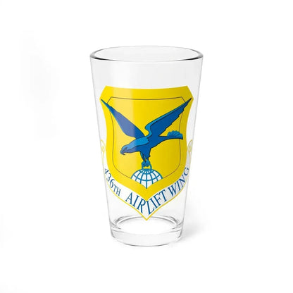 436th Airlift Wing (U.S. Air Force) Pint Glass 16oz 16oz - Go Mug Yourself